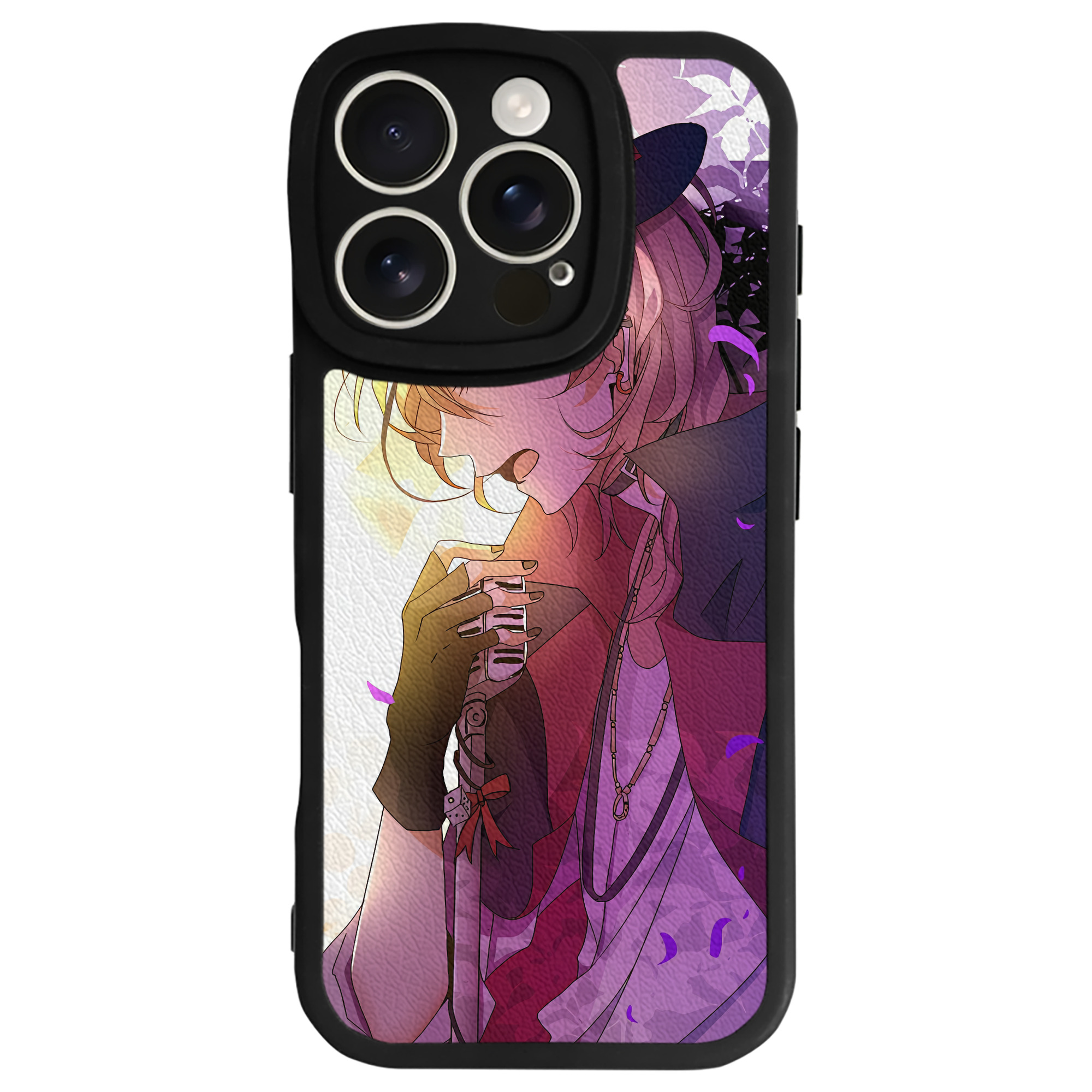 （画像用） 文豪ストレイドッグス Bungo Stray Dogs 【iPhone 16シリーズ対応】シリコンスマホケース（レザー調） 材質：シリコン